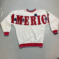 Embroidered American crewneck