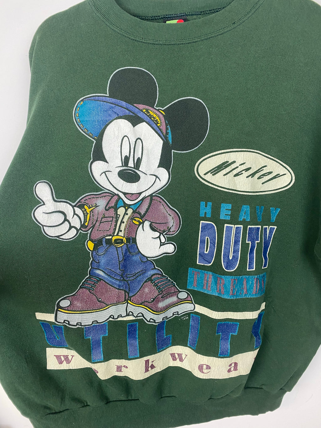 90s Mickey WorkWear Crewneck - M