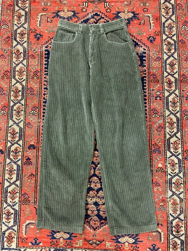 Vintage Baggy High Waisted Corduroy Pants - 28In/W
