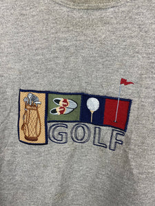 Vintage embroidered Golf crewneck