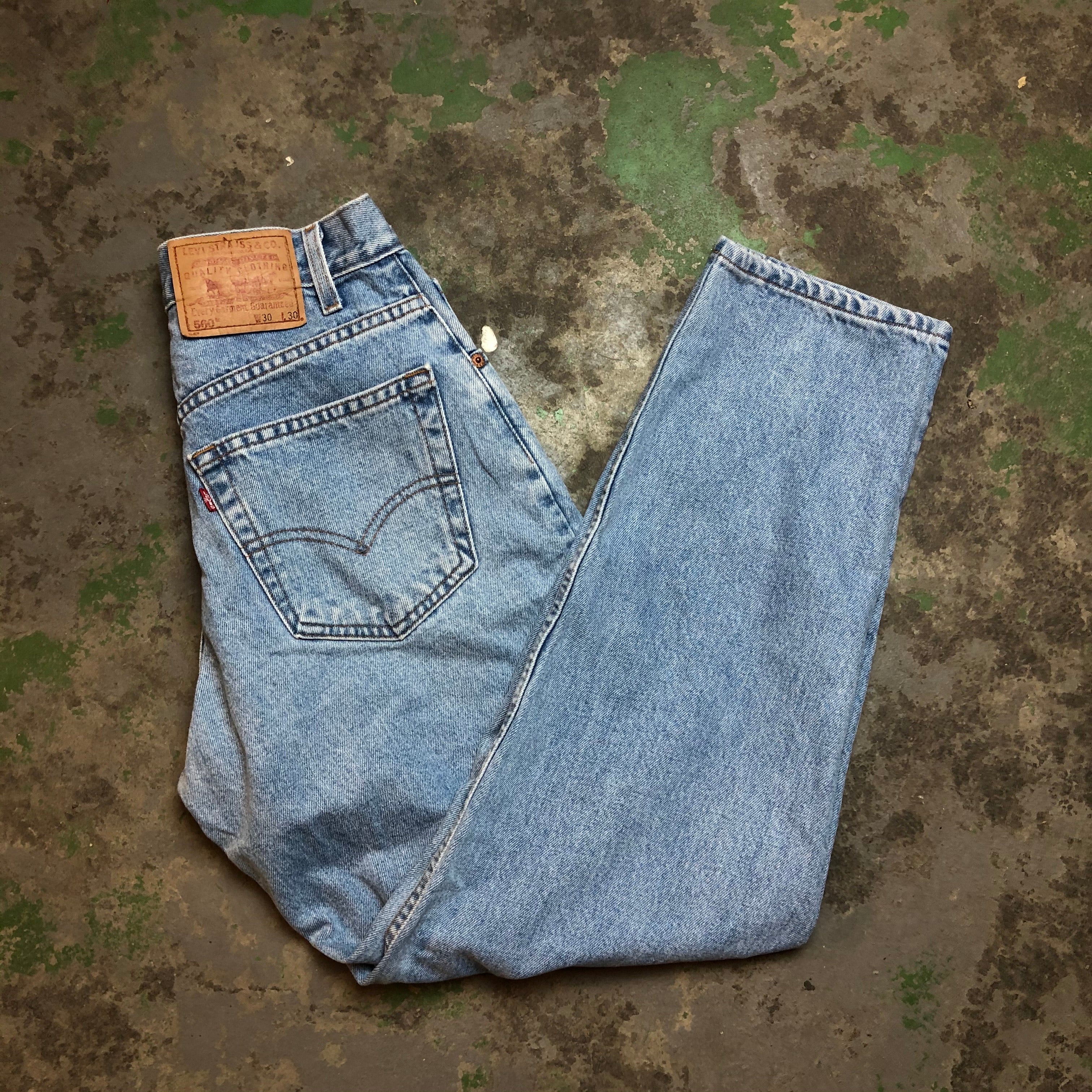High waisted Levi’s denim pants