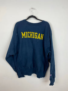 Vintage Reverse Weave Champion Michigan crewneck - L