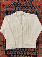 Load image into Gallery viewer, Vintage Cable Knit Cardigan - S