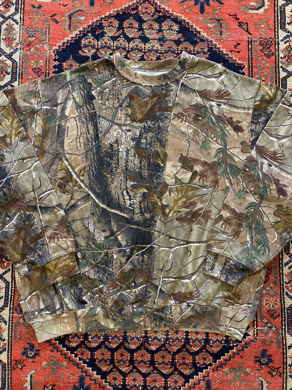 Vintage Camo Crewneck - L