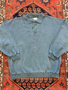Vintage stone Wash collared sweater - Xl