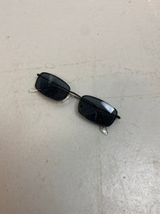 Square Framed Black Tinted Sunglasses