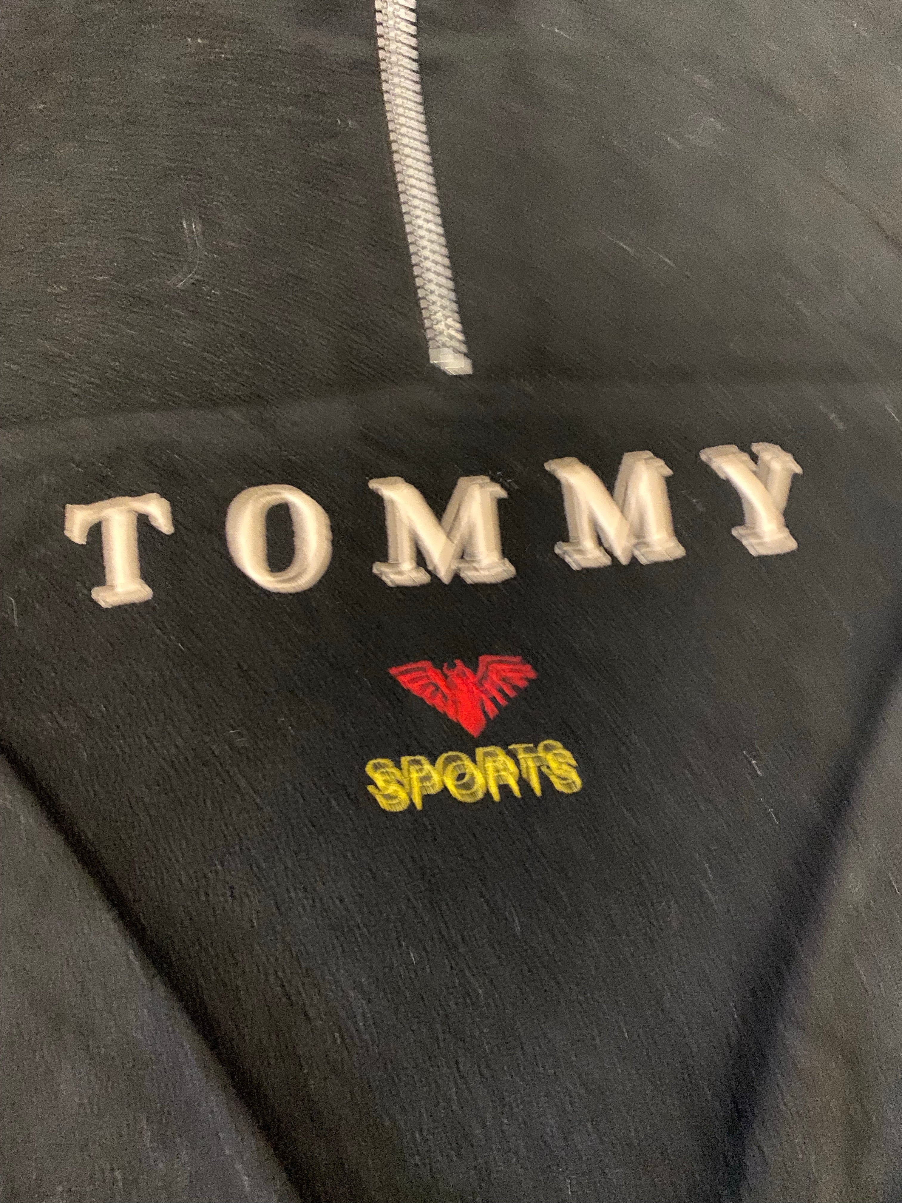 Vintage Tommy Sport Quarter Zip Fleece - XL