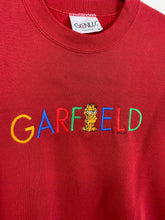 Load image into Gallery viewer, 90s Embroidered Garfield crewneck - men’s XS