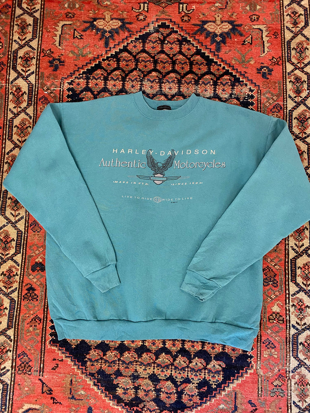 1989 Front And Back Harley Davidson Crewneck - S