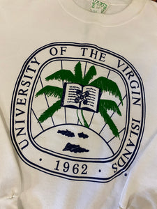 90s Virgin Island University Crewneck - L