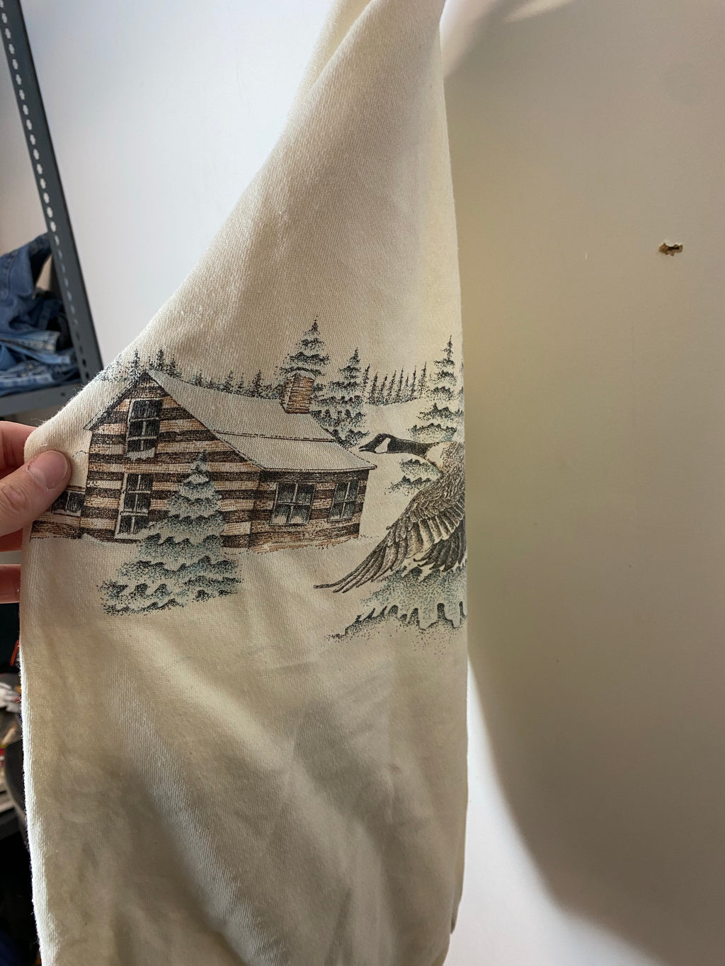 Vintage Collared Loon Crewneck - L