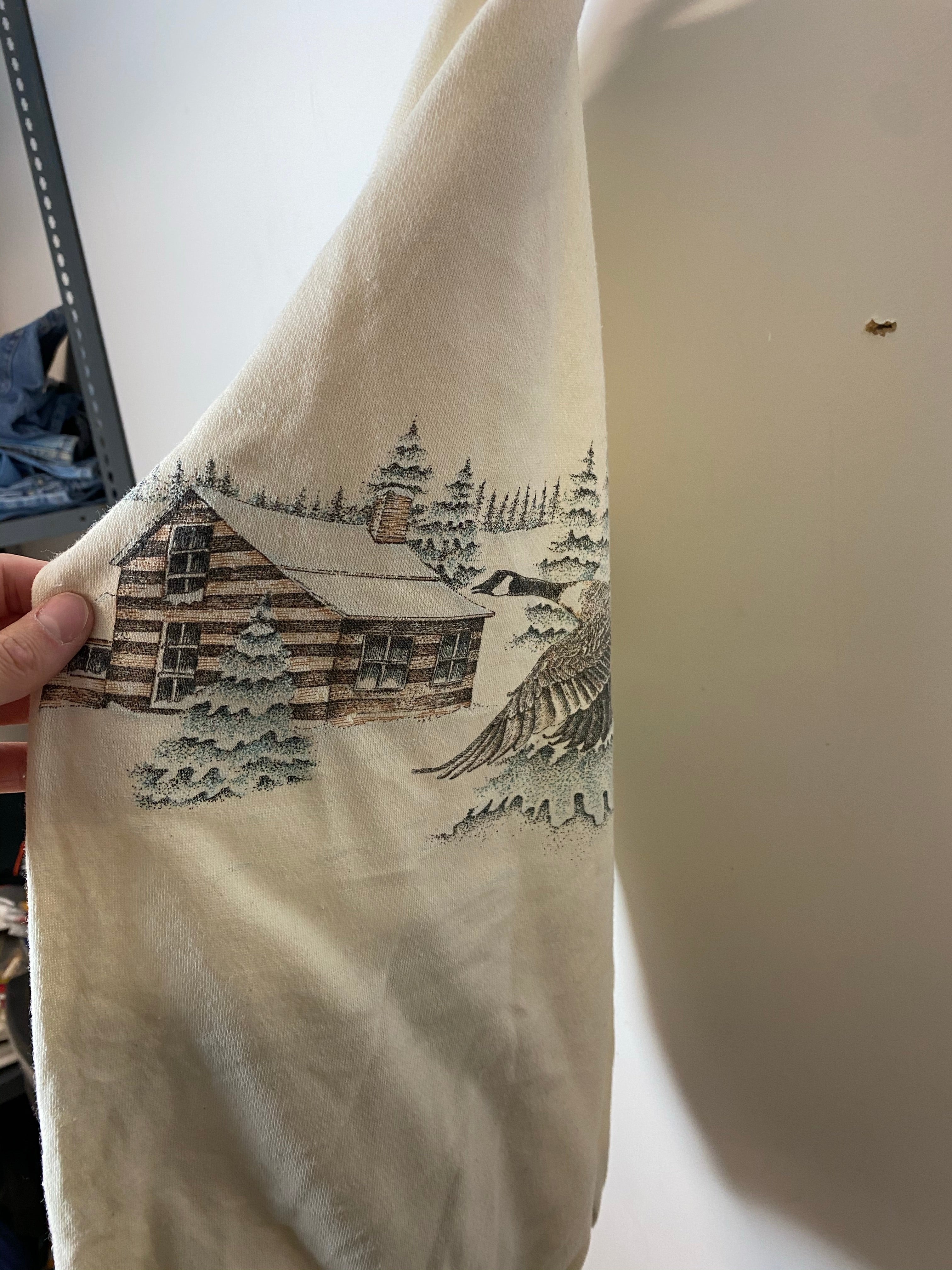 Vintage Collared Loon Crewneck - L