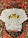 Vintage Michigan Varsity Crewneck - M/L