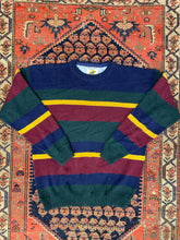 Load image into Gallery viewer, Vintage Striped Knit Sweater - L