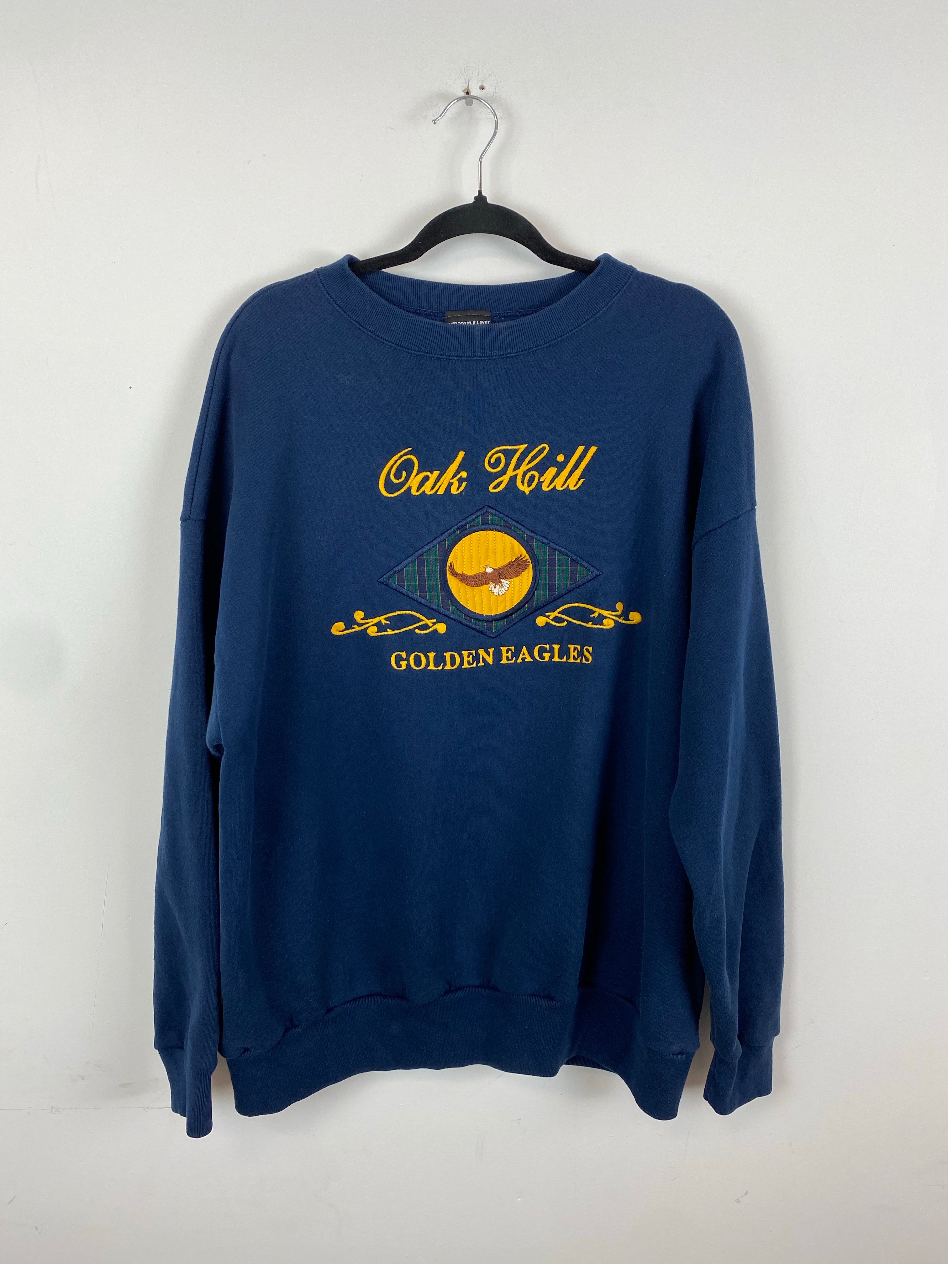 Vintage embroidered Golden Eagles crewneck - L