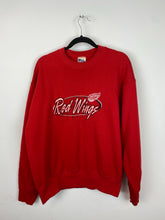 Load image into Gallery viewer, Vintage Embroidered Detroit Red Wings crewneck - M