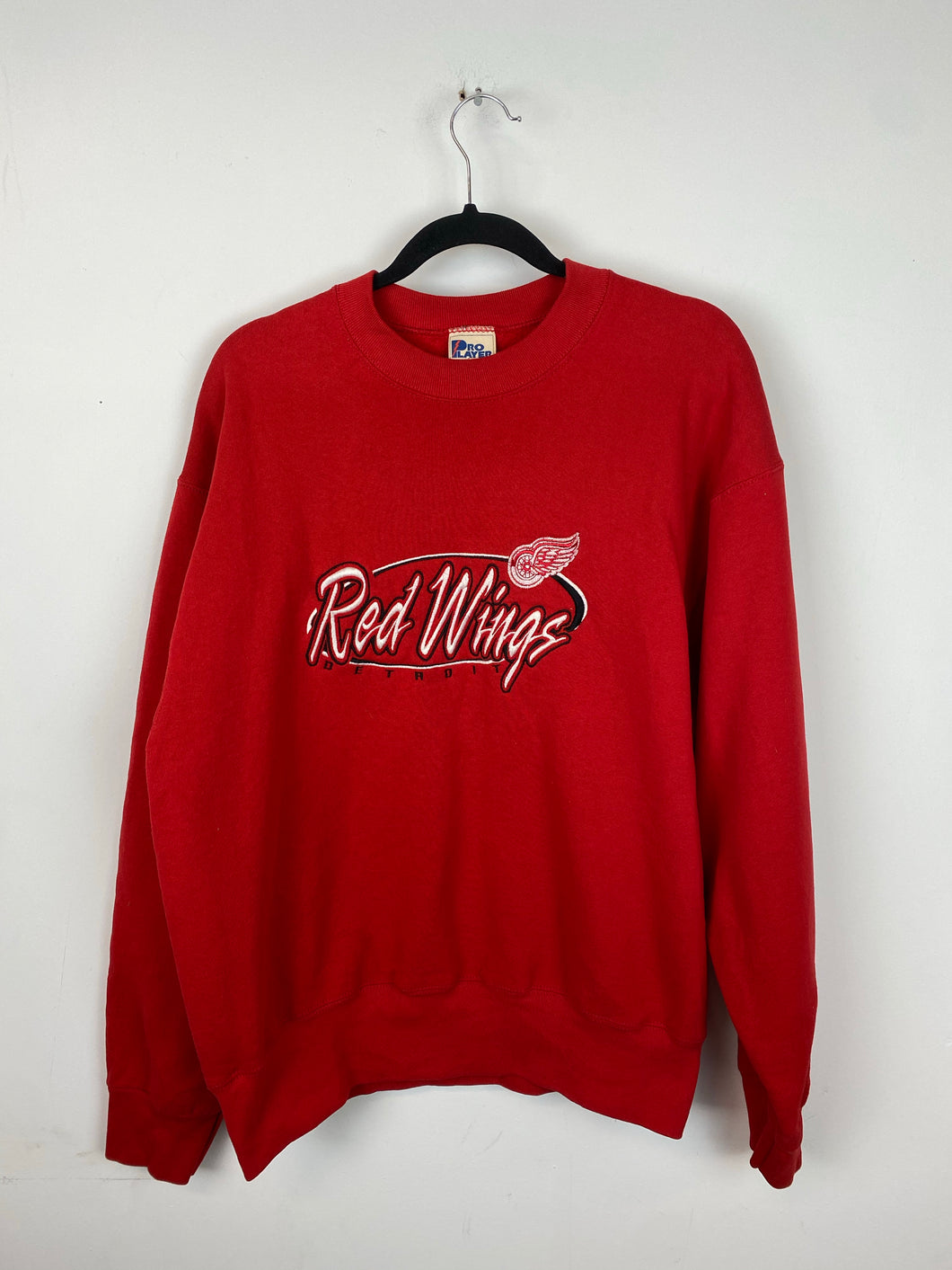 Vintage Embroidered Detroit Red Wings crewneck - M