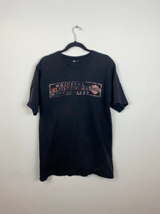Faded Harley Davidson front and back t shirt