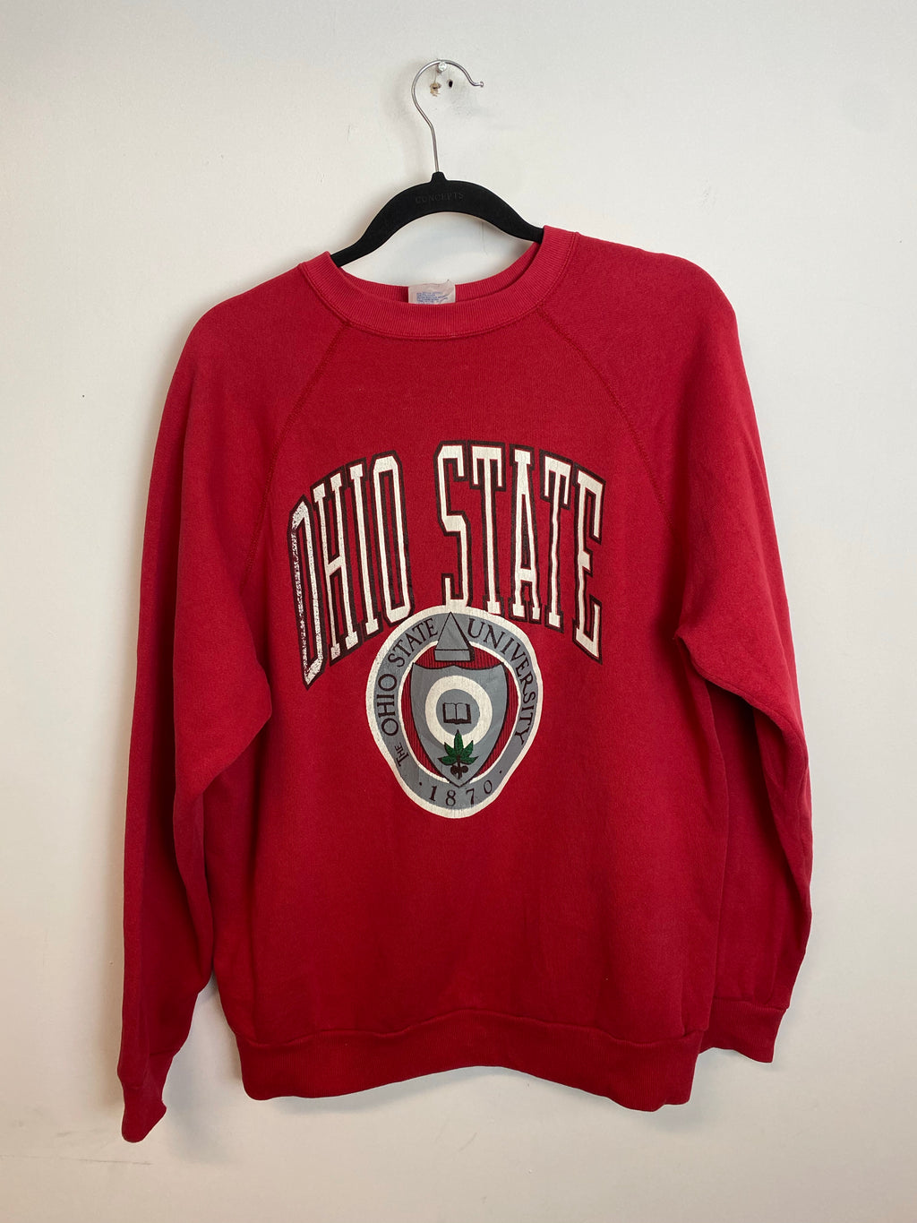 Vintage Raglan Cut Ohio State Crewneck - M