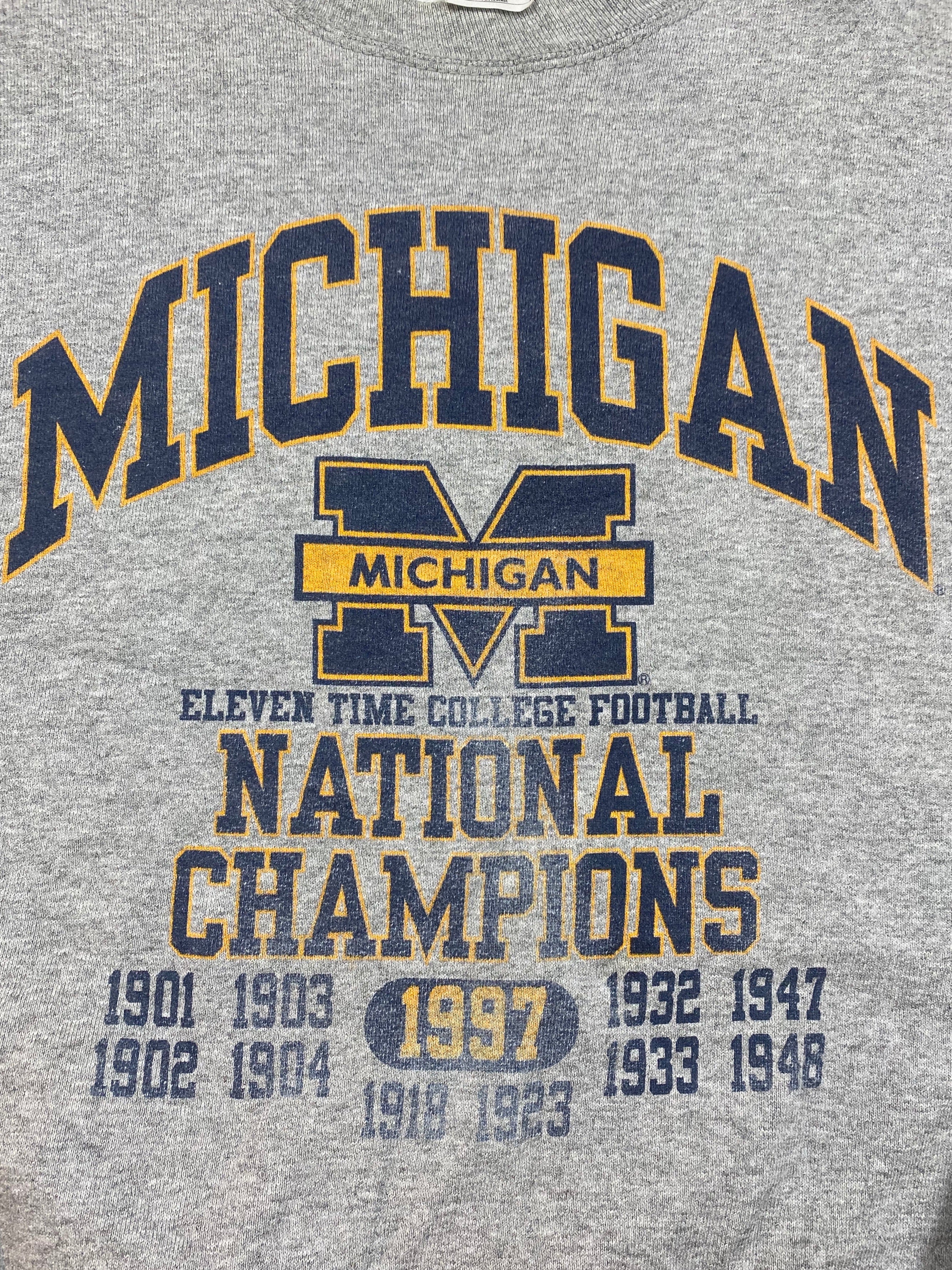 Heavy weight Michigan crewneck