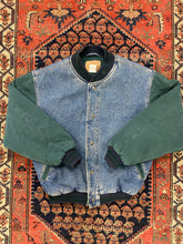 Load image into Gallery viewer, Vintage Bomber Denim Jacket - S