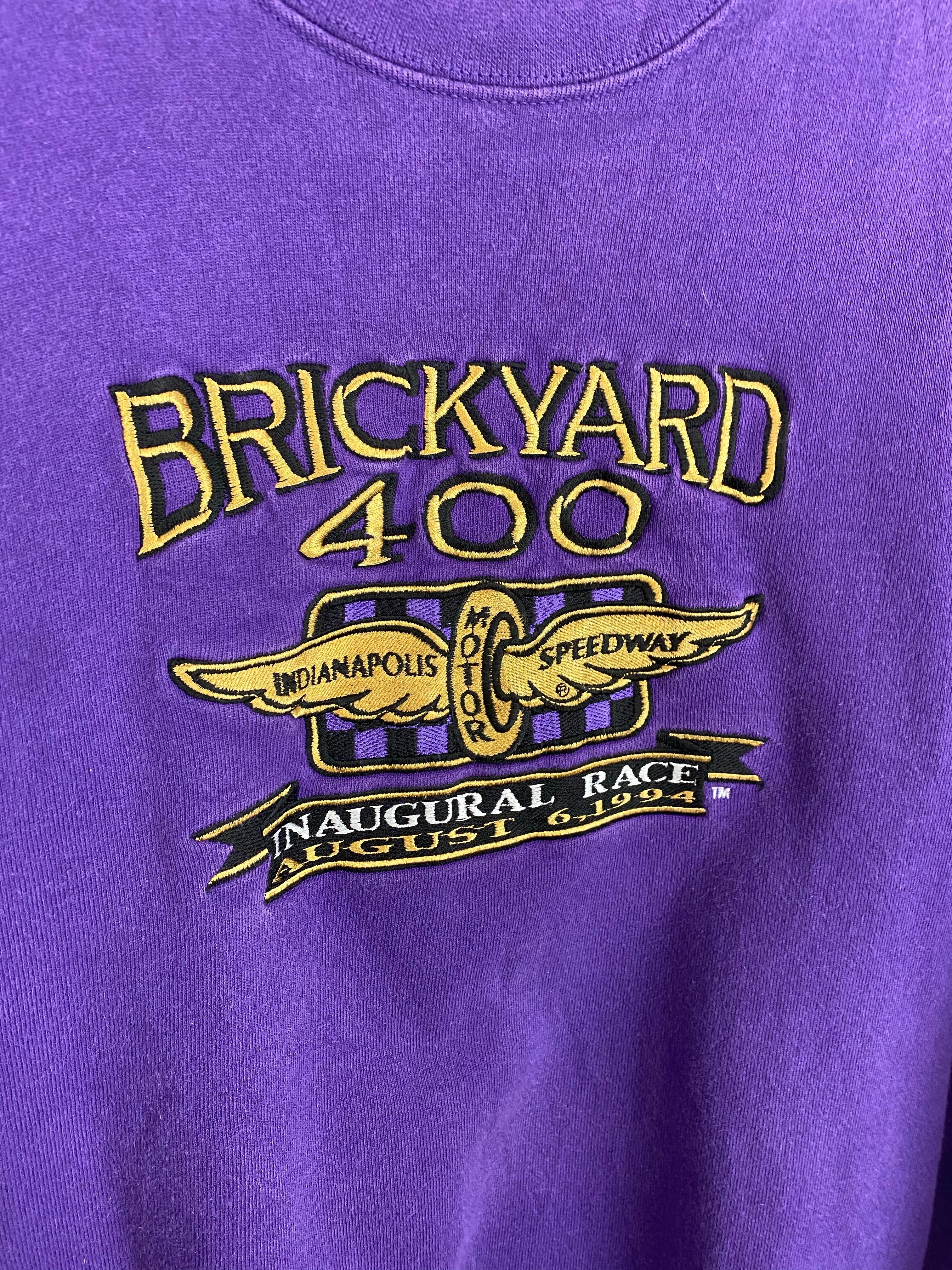 Vintage embroidered Brickyard 400 crewneck - M/L
