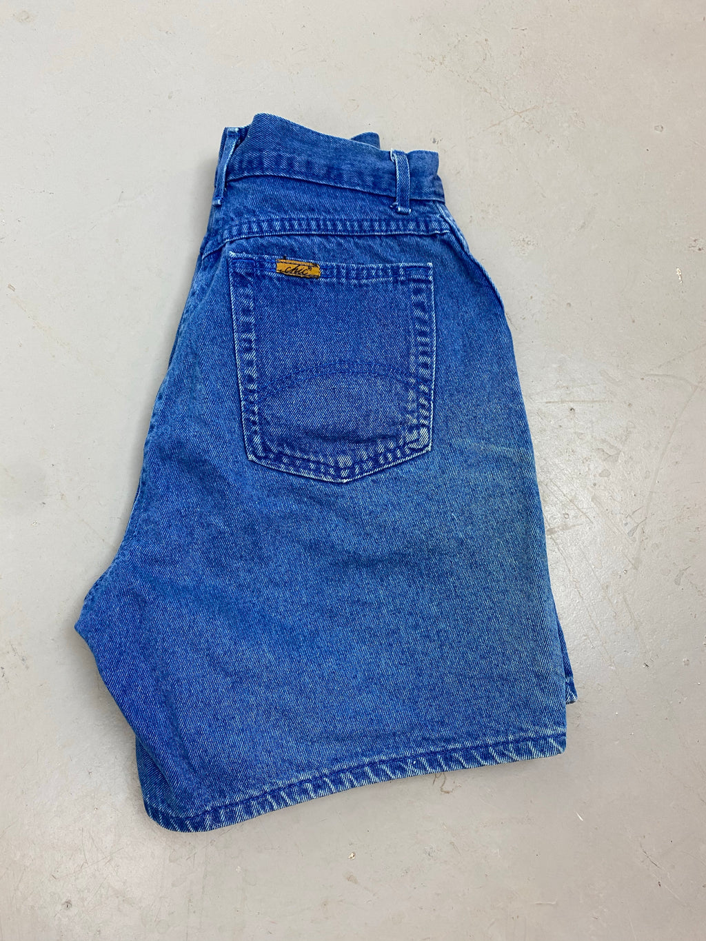 90s high waisted chic denim shorts