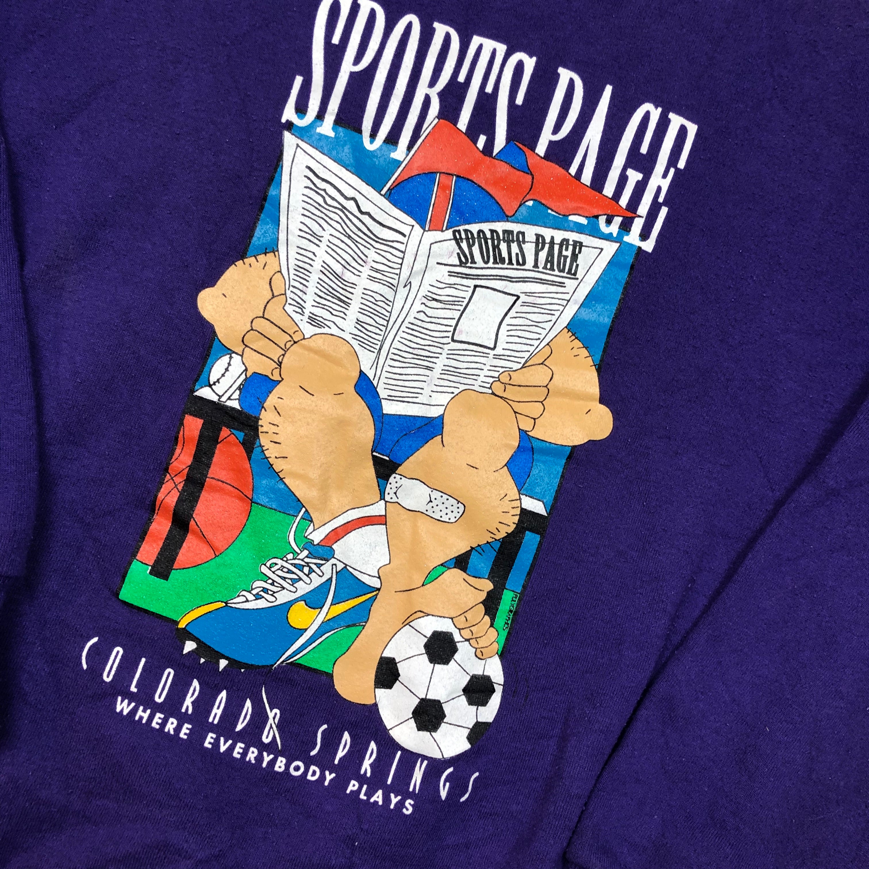 Sports Page Crewneck