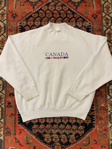 Vintage Canada Embroidered Crewneck - M