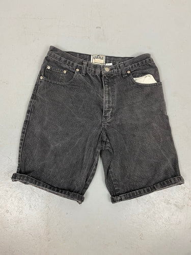 90s high waisted Garage denim shorts - 31in