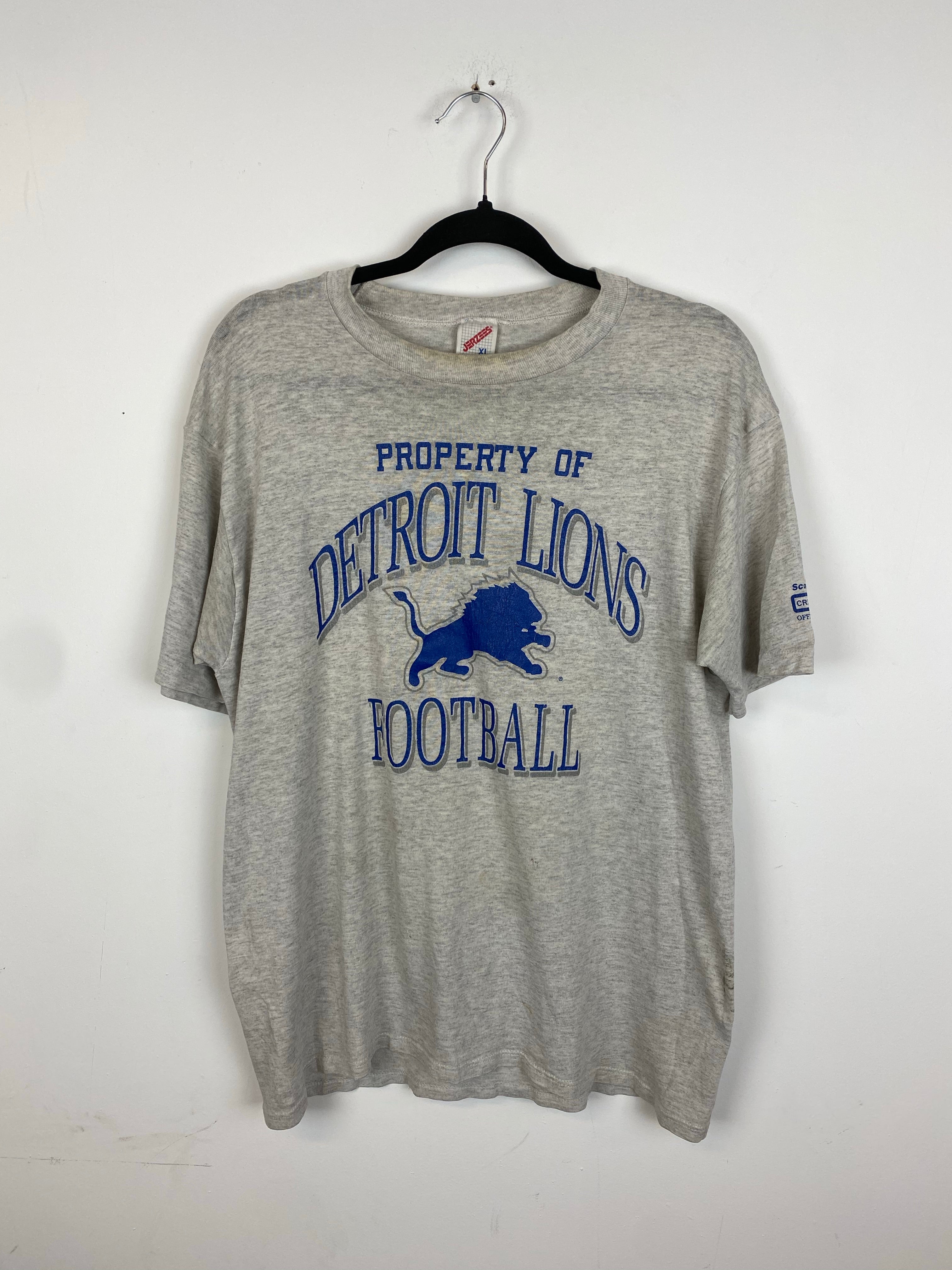 90s paper thin Detroit Lions t shirt