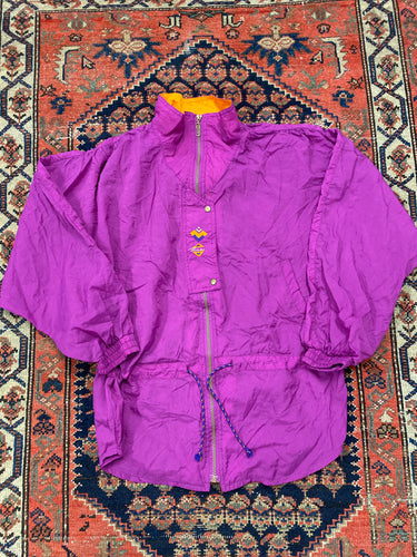 Vintage Purple Puma Windbreaker - L