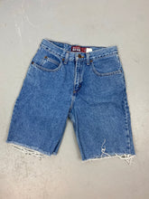 Load image into Gallery viewer, 90s Old Navy high waisted frayed denim - 27in