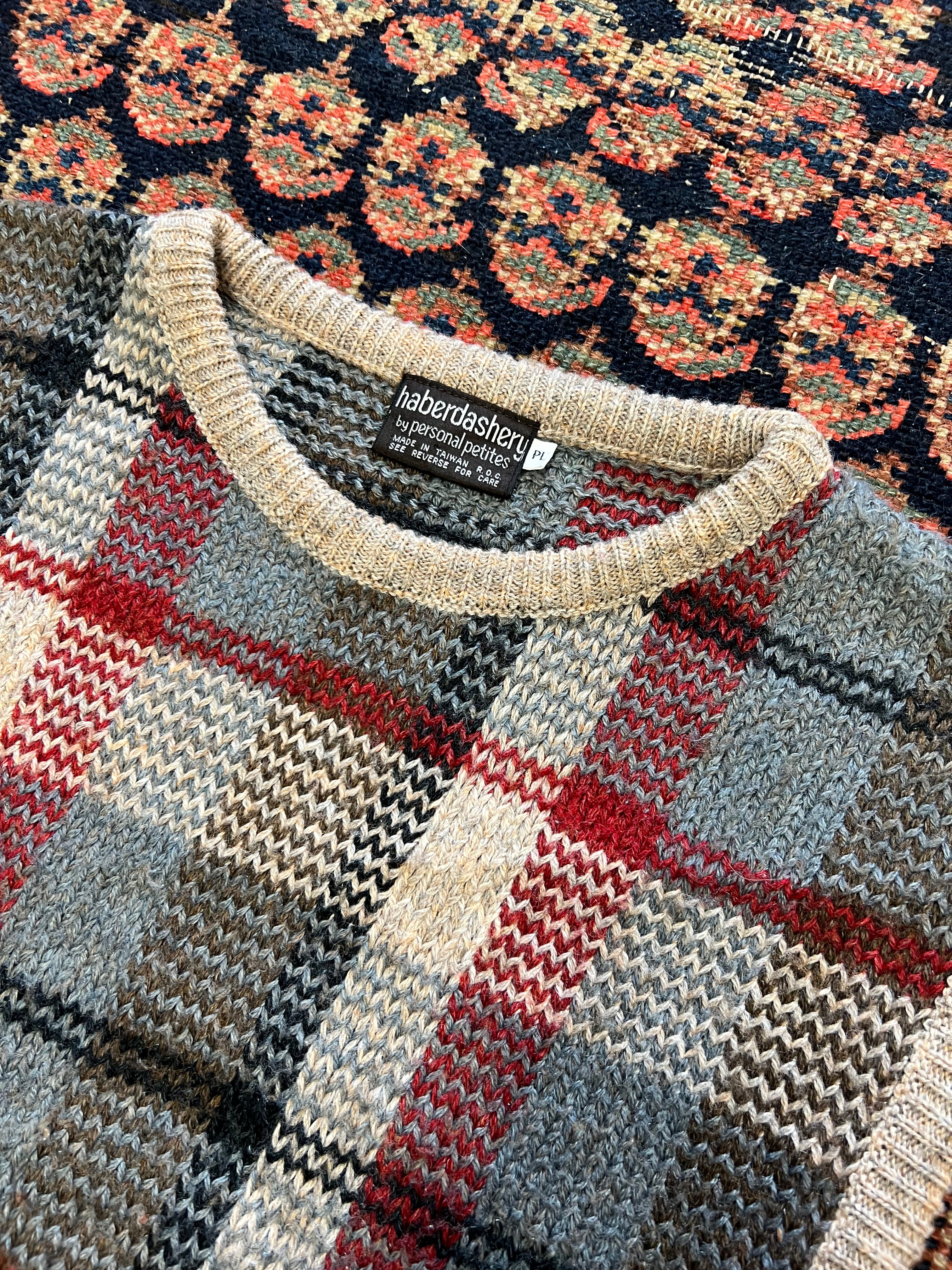 VINTAGE KNITTED VEST - XS/S