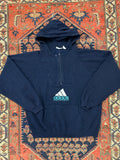 Vintage Adidas Equipment Quarter-zip Hoodie - M