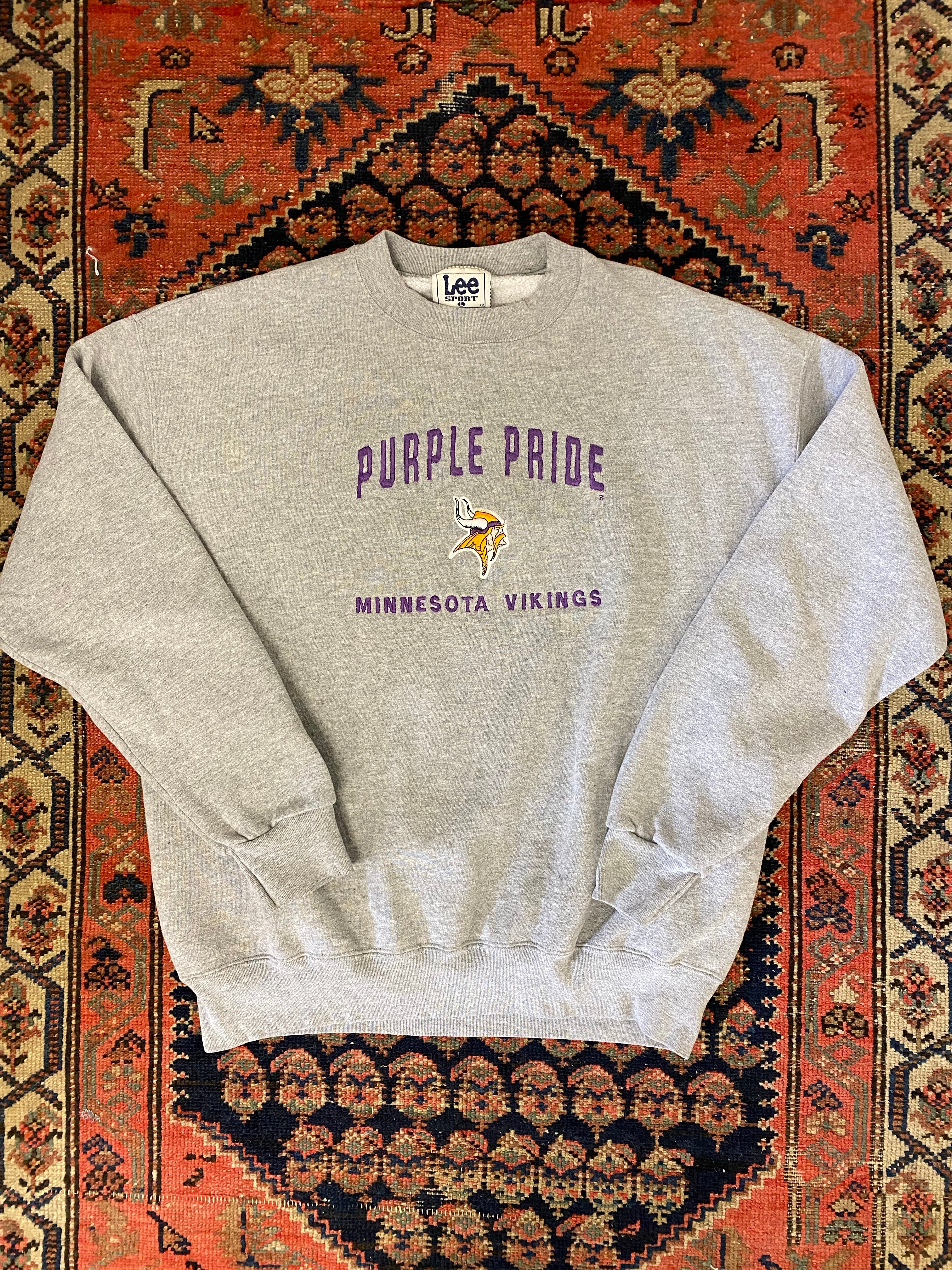 Vintage Minnesota Vikings Crewneck - L