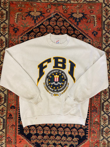 90s FBI Crewneck - L