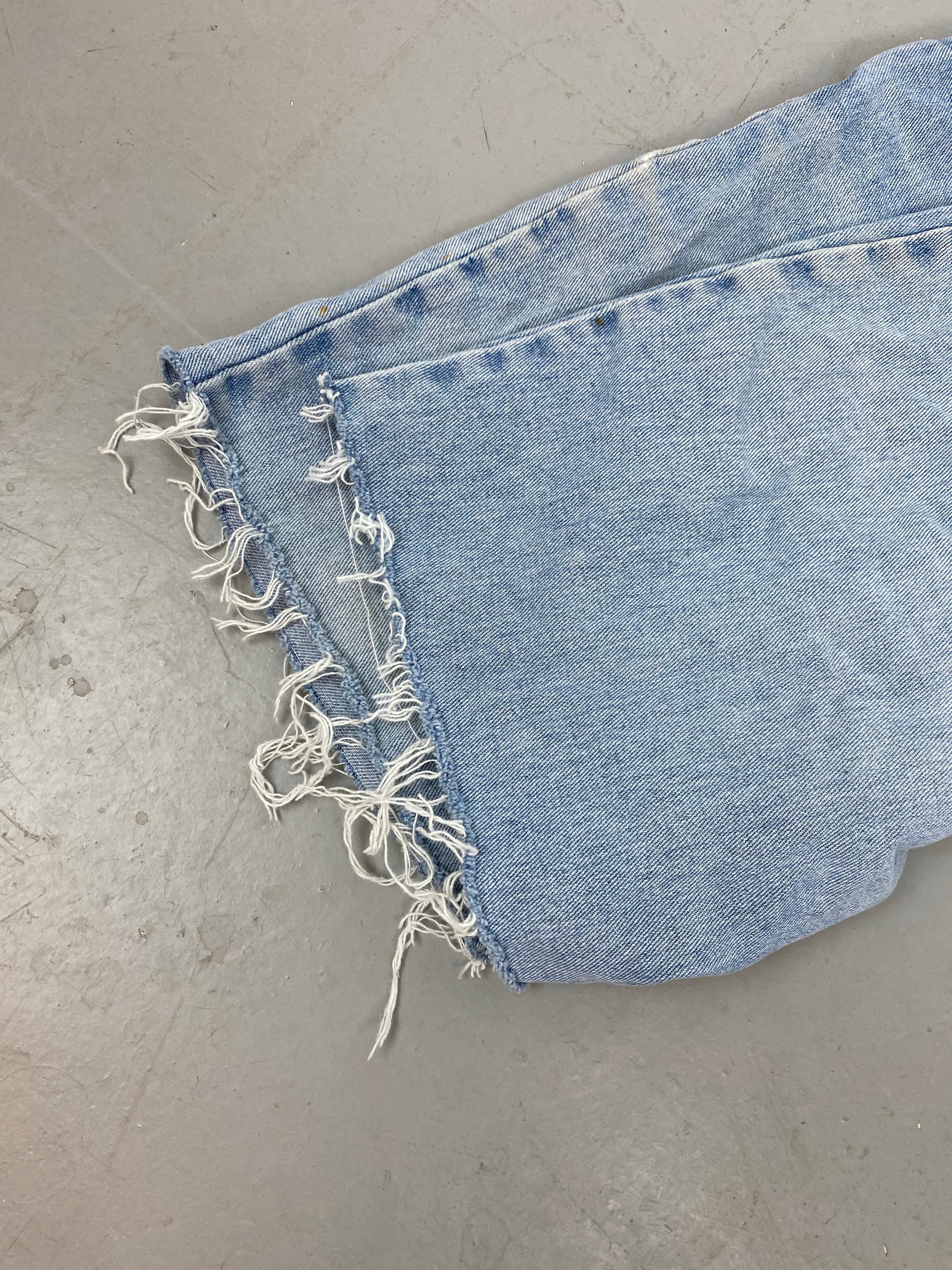 Vintage St John’s frayed high waisted shorts