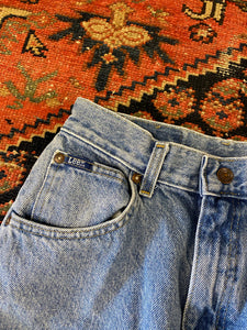 Vintage High Waisted Lee Denim Jeans - 25in