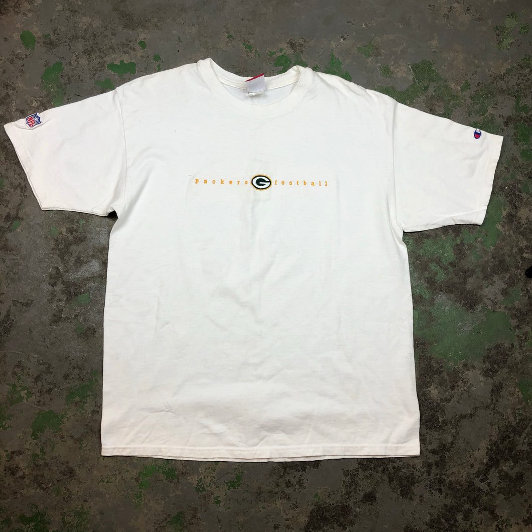 Embroidered champion packers t shirt