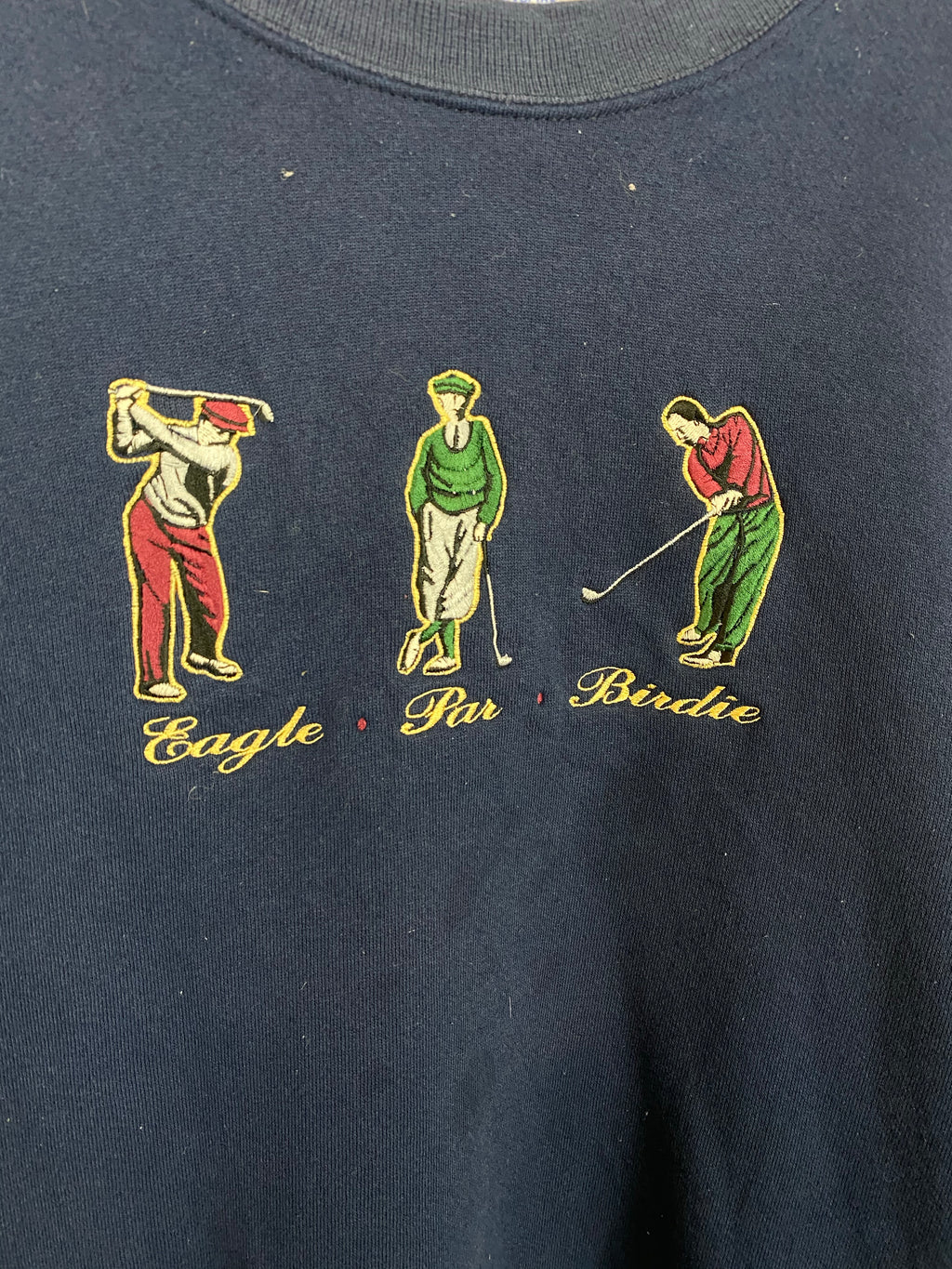 90s embroidered Golf crewneck - S/M