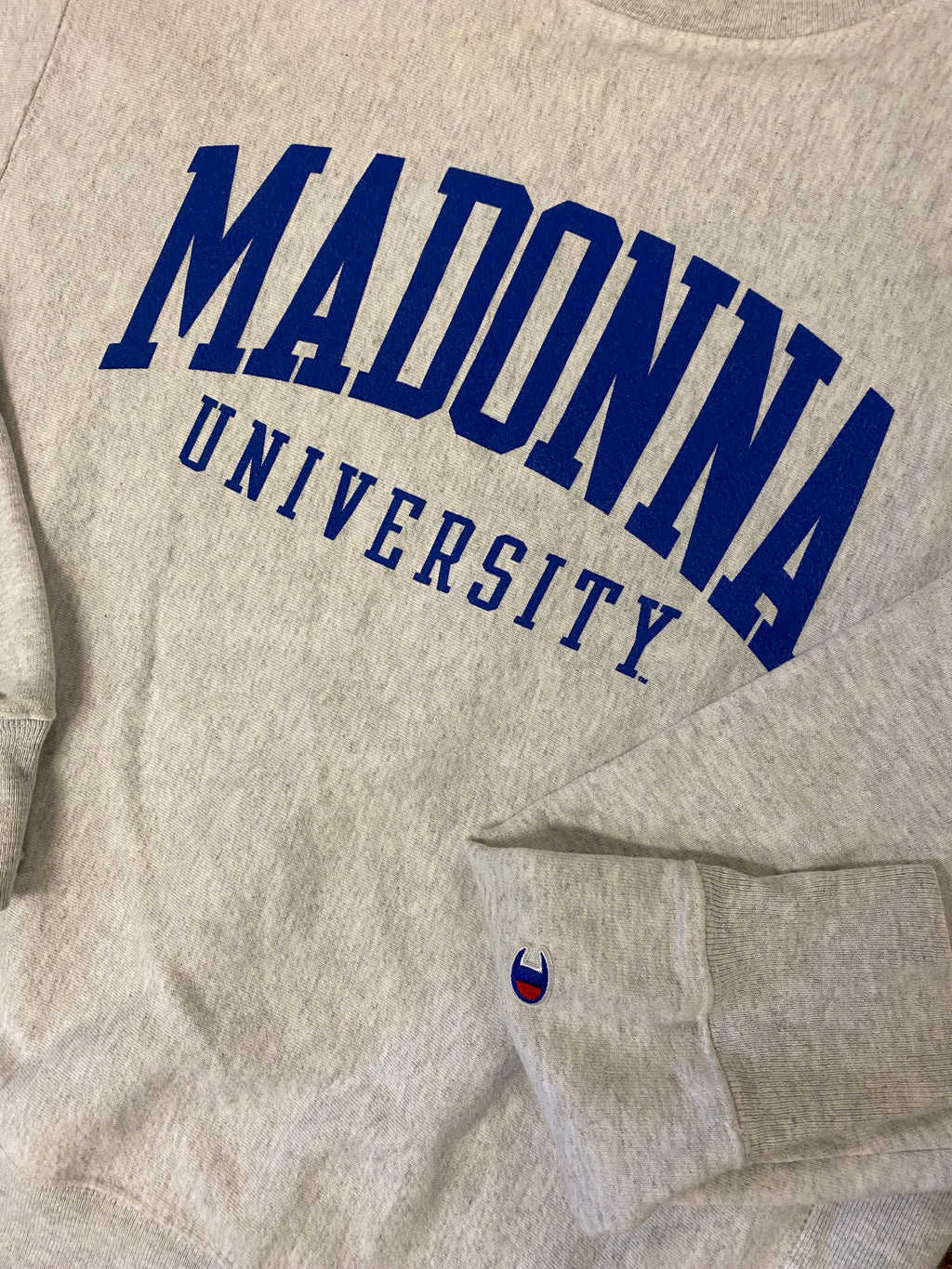 Vintage Madonna University Champion Crewneck - L