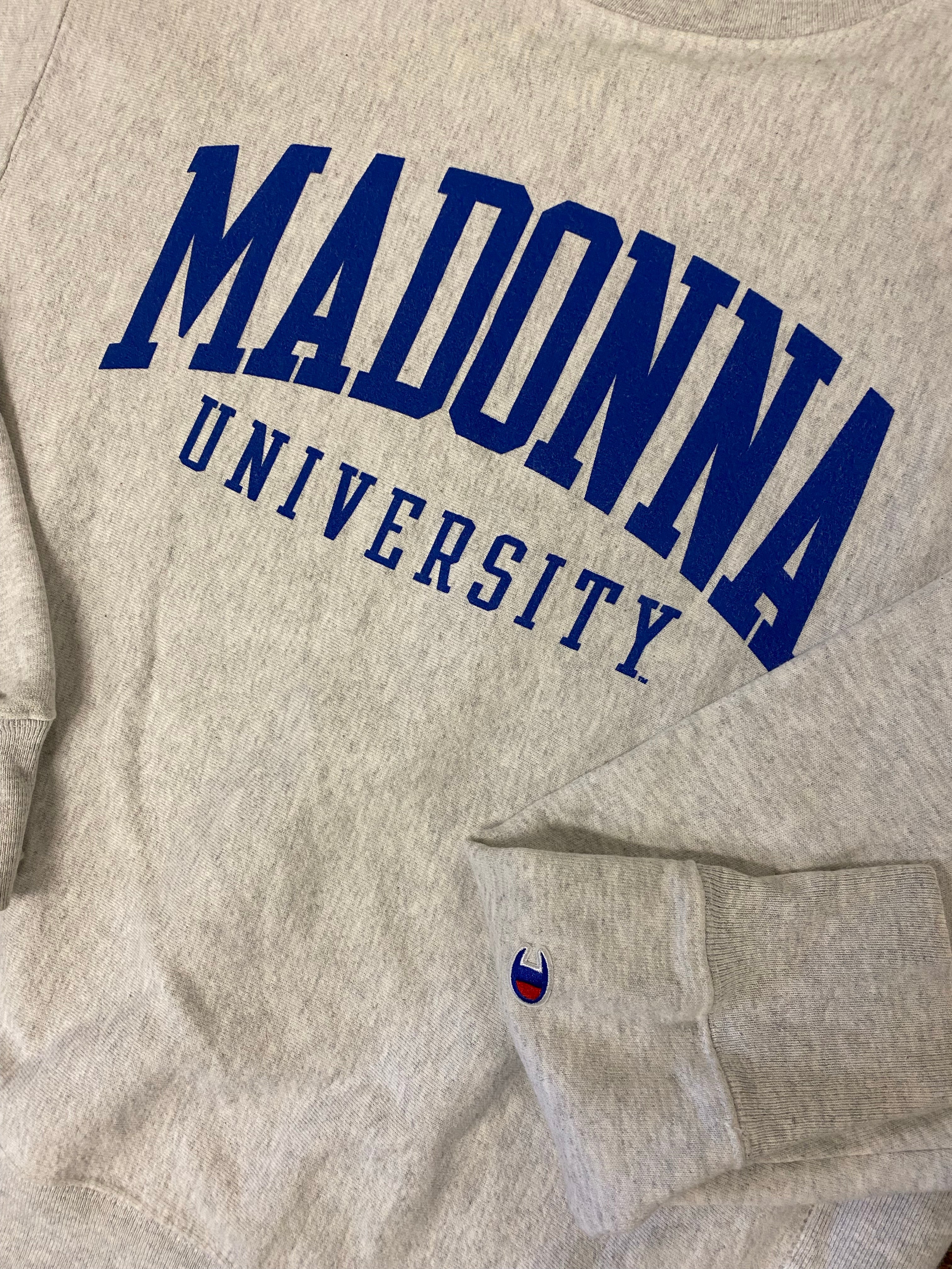 Vintage Madonna University Champion Crewneck - L
