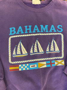90s Bahamas Sail Boat Crewneck - S