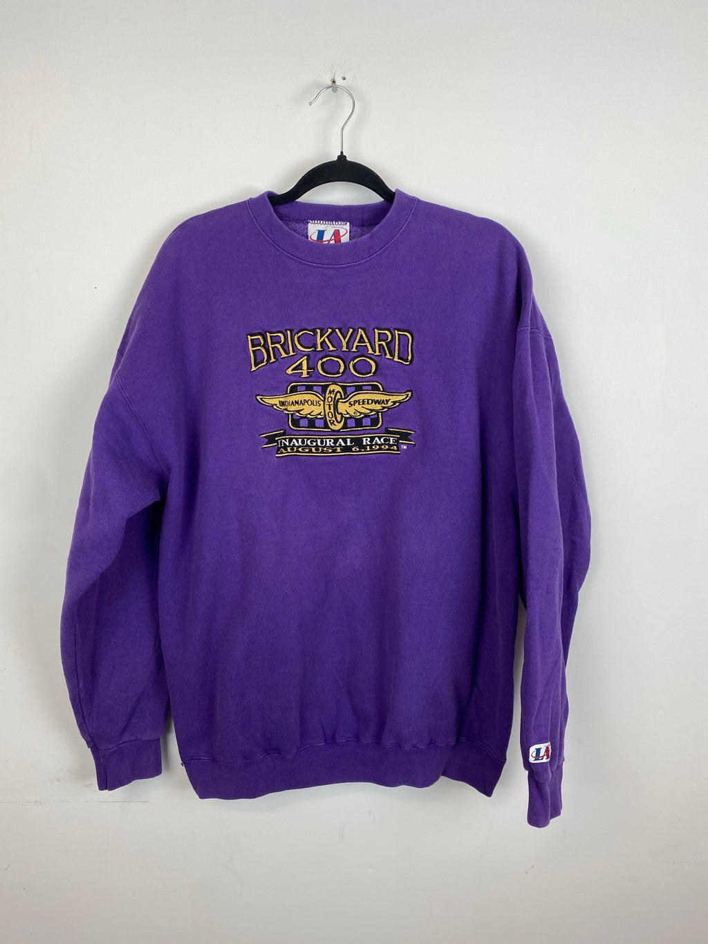Vintage embroidered Brickyard 400 crewneck - M/L
