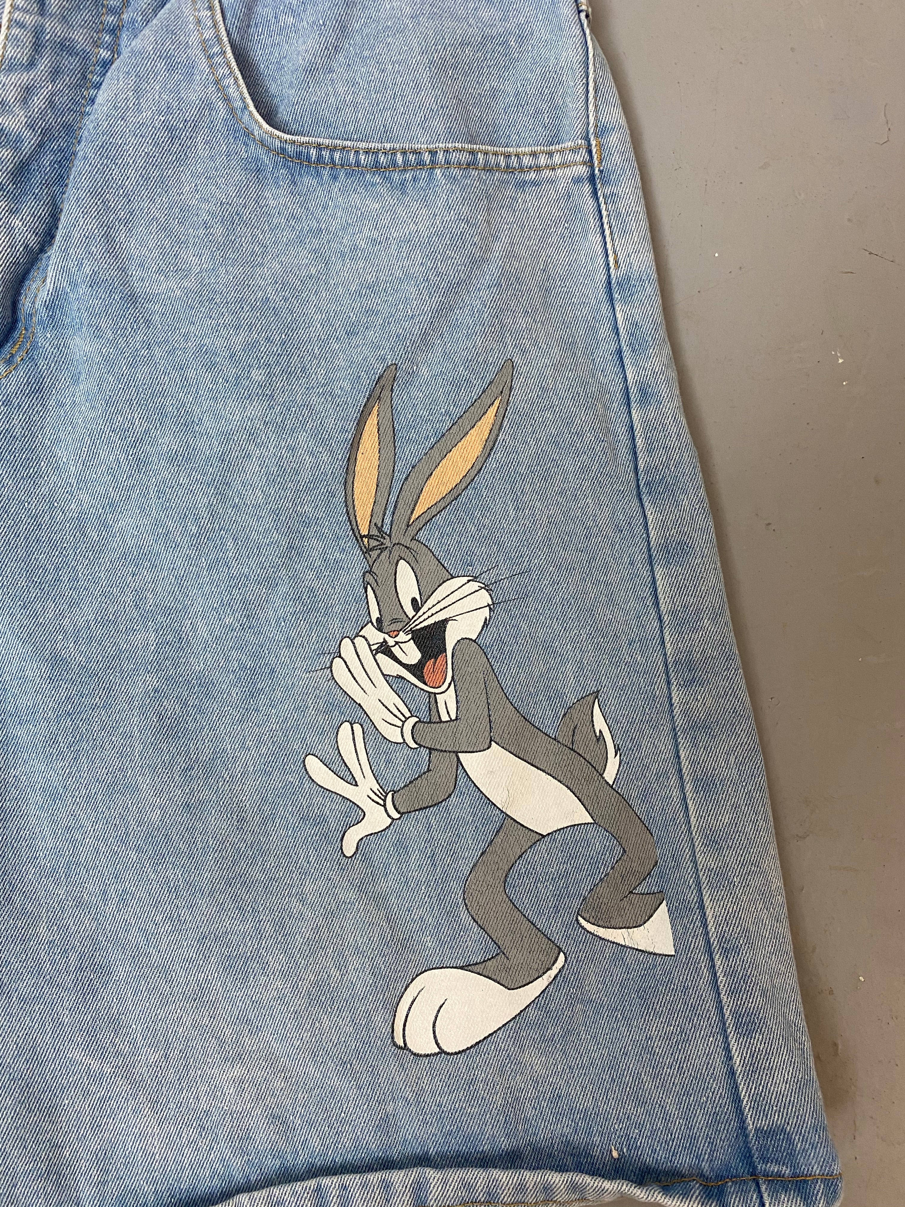 Vintage Bugs Bunny High Waisted Denim Shorts - 31in