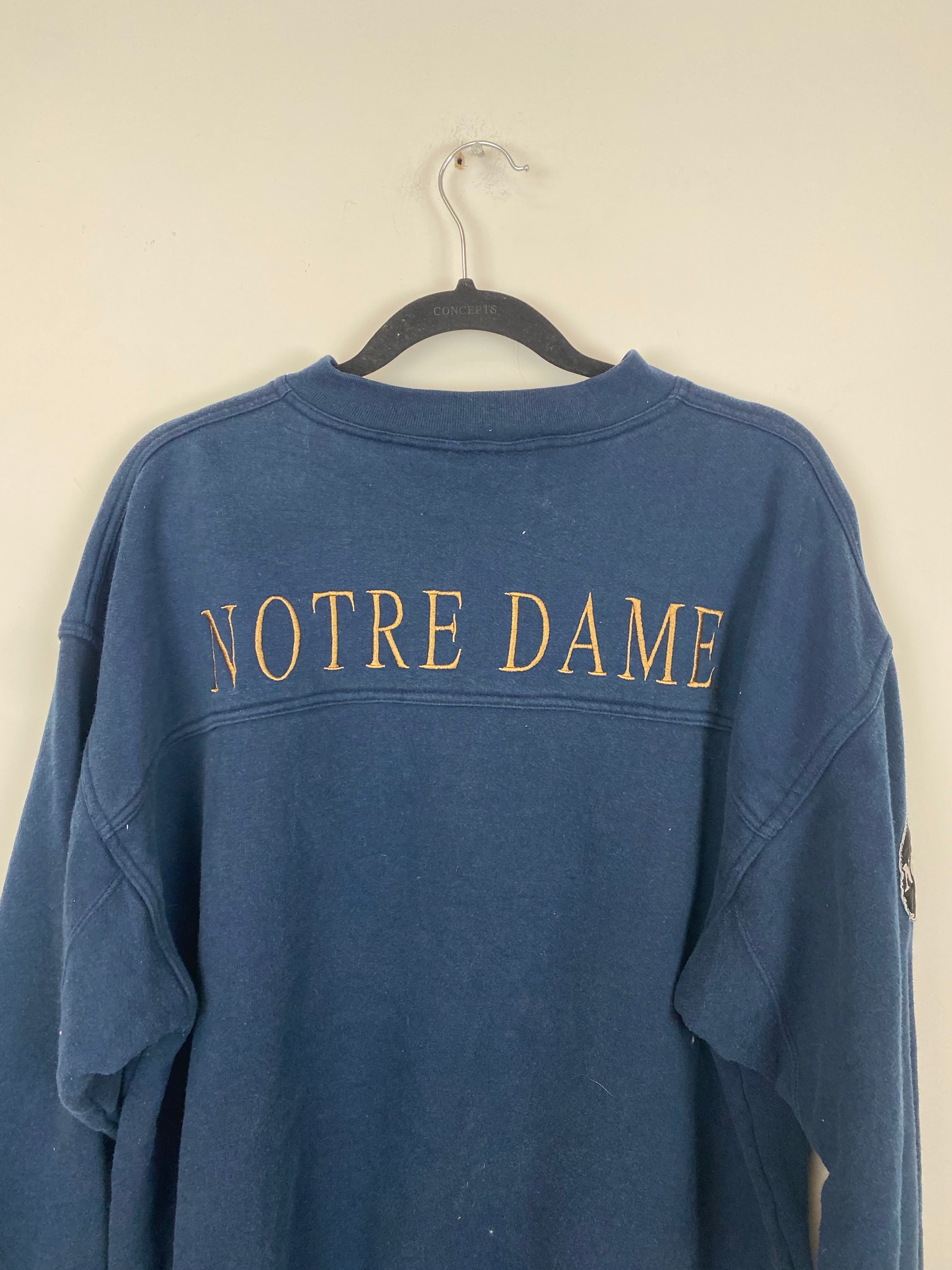 Vintage heavy weight Notre Dame crewneck - S/M