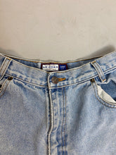 Load image into Gallery viewer, 90s High Waisted Arizona Frayed Denim Shorts - 25in