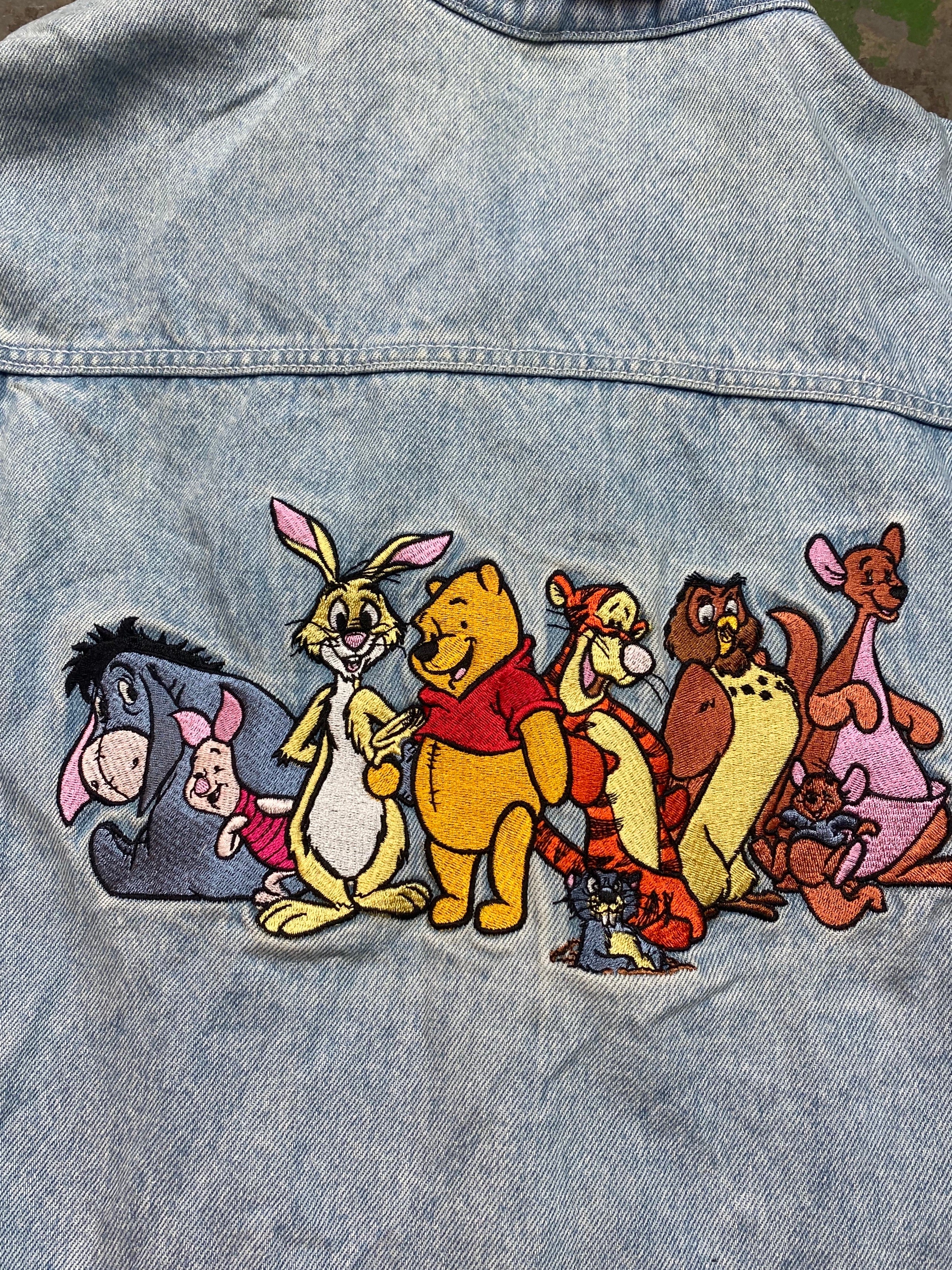 Embroidered Disney denim jacket