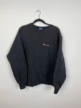 Load image into Gallery viewer, Faded Authentic Champion script crewneck